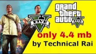 4MB How to Download And Install GTA 5 in 4 MB Highly Compressed on PC in Hindi with proof [upl. by Clotilde]