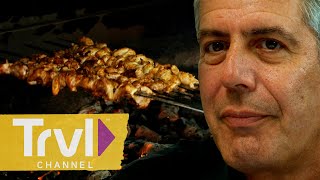 Famous Kebabs amp Dishes Fit for an Unusual Feast  Anthony Bourdain No Reservations  Travel Channel [upl. by Muraida568]