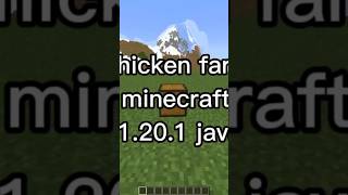 Chicken farm minecraft java 1201 [upl. by Dnanidref]