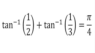 Arctan12arctan13pi4 using complex numbers [upl. by Eckhardt]