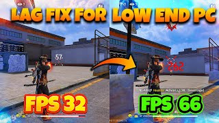 Top 5 tips and tricks to fix LAG in Free Fire Low End PC [upl. by Fasto]