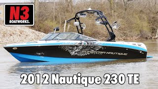 2012 Nautique 230 TE  Masters BlueOnyx Black  On Water  N3 Boatworks [upl. by Notsirhc]