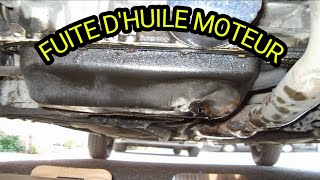 mon carter dhuile moteur à une fuite dhuile moteur [upl. by Anreval752]