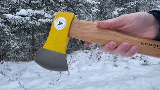 Oxhead of Germany 800 Axe Quick view by wwwbushcraftcanadacom [upl. by Brande]