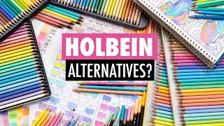 The BEST Holbein ALTERNATIVES Testing PASTEL colored pencils Pastelowe Marco Prismacolor… [upl. by Leizar]