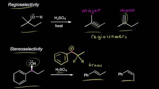 Regioselectivity stereoselectivity and stereospecificity [upl. by Seilenna]