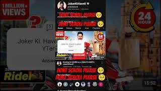 Joker ki haveli is a good Youtuber shortsfeed shortsviral shorts trending [upl. by Danby]