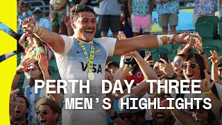 Argentina become backtoback CHAMPIONS  Perth HSBC SVNS Day Three Mens Highlights [upl. by Cissej]