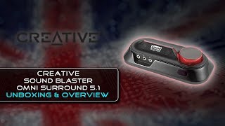 Creative SoundBlaster Omni 51 Surround Sound Unboxing amp Overview [upl. by Tiphanie284]