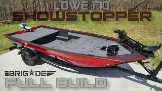 SHOWSTOPPING ALUMINUM BOAT TRANSFORMATION  Lowe 170 Start to Finish [upl. by Htehpaj]