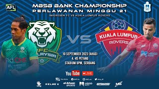 MBSB Bank Championship 2023  IMIGRESEN FC vs KL ROVERS FC [upl. by Ursala]