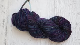 Dyepot PS 8  Dyeing Handspun Wool Yarn with Food Coloring [upl. by Neelhtak]