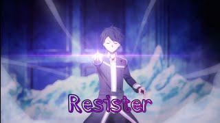 『Lyrics AMV』Sword Art Online Alicization OP 2 FULL 【RESISTER】 [upl. by Hgalehs]