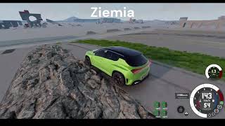 WYSKOKI AUTEM PRZY RÓŻNYCH GRAWITACJACH💥🚗  Beamng drive [upl. by Enneillij]