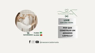 Live Temática Por que construir um armário cápsula [upl. by Beekman]