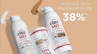 Elta MD UV CLEAR Broad Spectrum SPF 46 Deep Tinted Face Sunscreen Best Sunscreen Sun BlockEltaMD [upl. by Bartholomeus]