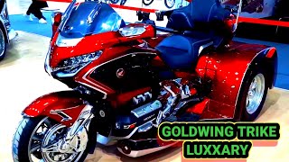 ALL NEW HONDA GOLDWING TRIKE REVIEW ENGINE SOUND [upl. by Eanehs]