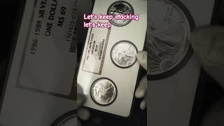 American silver eagle 3 coins set [upl. by Seldun]