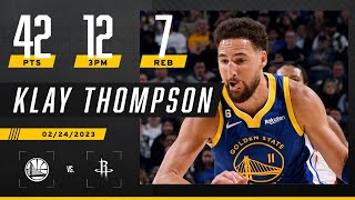 KLAY DAY‼ Klay Thompson drills 12 3PM in historic night 🤩🎯 [upl. by Oiratnom935]