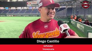 World Baseball Network interview with Diego Castillo at the WBSC Premier 12 in Tokyo Japan [upl. by Aley]