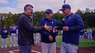 UConn Baseball Dedicates Press Box to Coach Andy Baylock [upl. by Mooney]