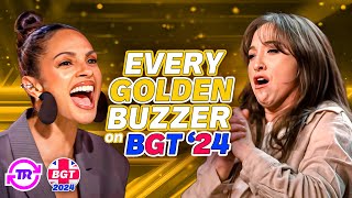 EVERY GOLDEN BUZZER AUDITION ON BGT 2024 [upl. by Nayek]