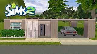 A Modern Home 🏠  The Sims 2 Speed Build [upl. by Aipmylo]