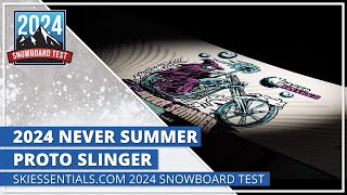 2024 Never Summer Proto Slinger  SkiEssentialscom Snowboard Test [upl. by Cherry905]