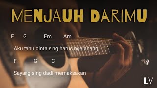 CHORD amp LIRIK HARMONIA  MENJAUH DARIMU [upl. by Celestia453]