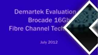 Demartek Brocade 16 Gbps Fibre Channel Database Performance Evaluation [upl. by Sheeran636]