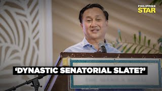 Tolentino on reelection bid under dynastic senatorial slate of Marcos I dont see anything bad [upl. by Aromat]