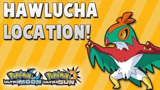 Where to Catch Hawlucha 96 in Pokemon Ultra Sun and Ultra Moon Location [upl. by Marilou773]