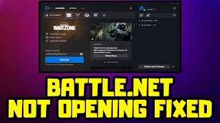 How to FIX Battlenet Not Opening [upl. by Naihr340]