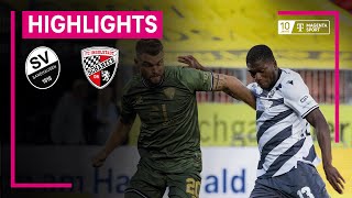 SV Sandhausen  FC Ingolstadt 04  Highlights 3 Liga  MAGENTA SPORT [upl. by Gabriell]