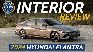 2024 Hyundai Elantra  Interior Review [upl. by Gettings]