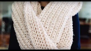 How to Turn a Scarf Into an Infinity Scarf [upl. by Ilarin331]