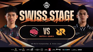 ID M6 Swiss Stage Hari 3  Babak 3  TWISTED MINDS VS RRQ HOSHI  Game 2 [upl. by Yenahteb]