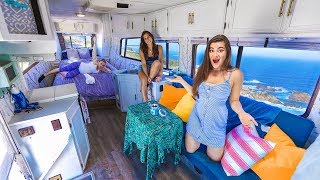 I Lived in a Van with my Sisters for a Week  CloeCouture [upl. by Idner]