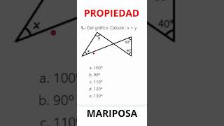 Del gráfico Calcule x  y geometría triángulos examenuni [upl. by Duer]