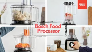 Bosch Food Processor Multitalent 3 Review  Bosch Product Review [upl. by Carthy241]