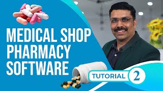 Medical shop Pharmacy Billing Software [upl. by Llertnov965]