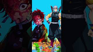 Tangiro vs demon slayer characters demonslayer animeedit anime tanjiro shorts [upl. by Secnirp]