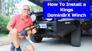 How To Install A Winch  Kings Domin8rX Into an Ironman Bullbar [upl. by Hurff]