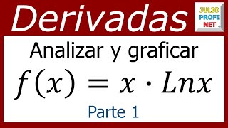 APLICACIÓN DE LA DERIVADA AL TRAZADO DE CURVAS  Ejercicio 1 Parte 1 [upl. by Estey188]