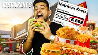 UNCUT OF I Ate The UNHEALTHIEST Fast Food Items From TOP 10 Fast Food Restaurants [upl. by Inor478]