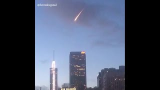 Stunt sends meteorlike streak through sky [upl. by Iormina]