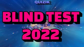 Blind Test 2022 Tout Genre 50 extraits chansons 2022 [upl. by Arlee]