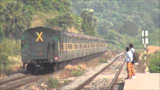 KOCHUVELI GARIB RATH EXPRESS COVERAGE AT RASAYANI amp THANE STATION IN MUMBAI  INDIAN RAILWAYS [upl. by Godwin350]