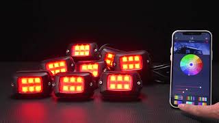 MICTUNING 8 Pods Q1 RGBW LED Rock Lights review [upl. by Annairdna]