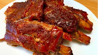 2 Recetas para año Nuevo Costillas a la BBQ y Pollo al horno [upl. by Cheston639]